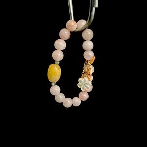 Rose quartz bracelet is the stone of unconditional love.